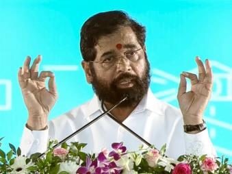 Maharashtra CM Eknath Shinde will be co<em></em>ntesting the assembly elections from Kopri-Pachpakhadi constituency. (Image: PTI/File)